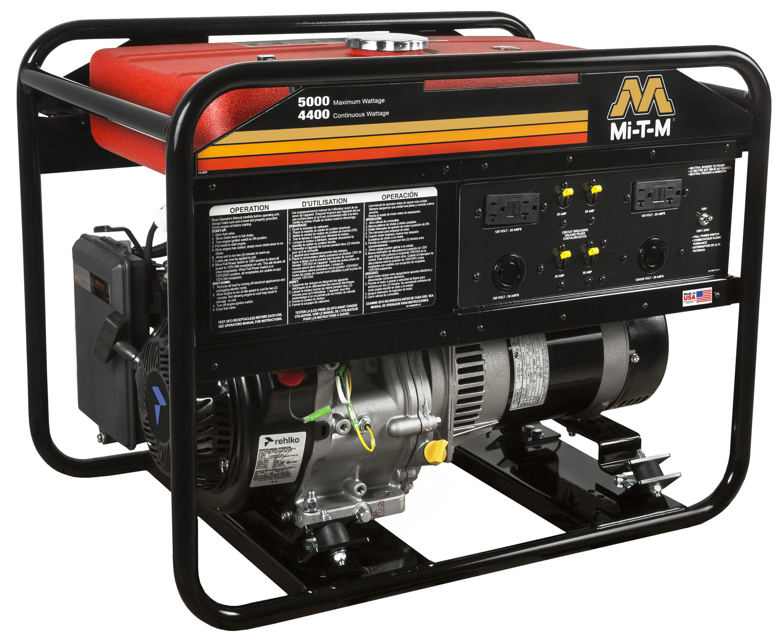 5000-WATT Industrial Generator - Gasoline GEN-5000-0MK0