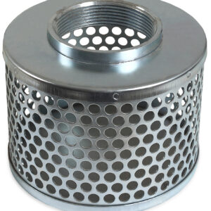 4-inch steel suction strainer with round openings 19-0277